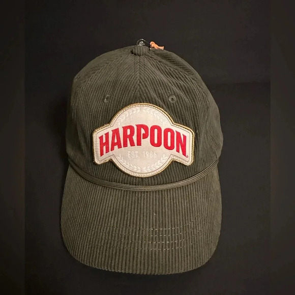 Harpoon Brewery Adjustable Baseball Cap Hat Logo Patch Rope Est. 1986 - Picture 2 of 9